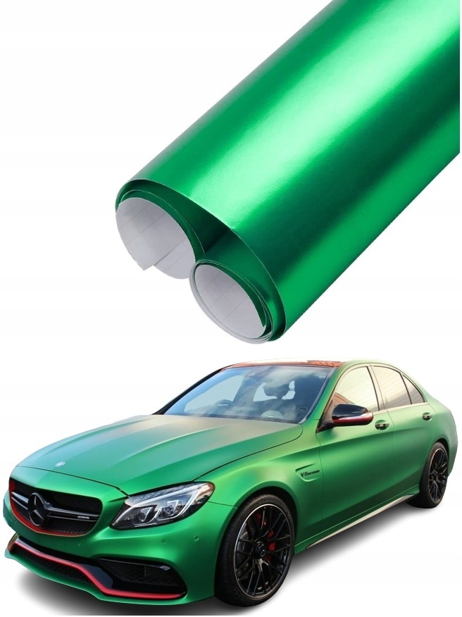 Матовый сатин бирюзовый зеленый 20 м * 1,52 м