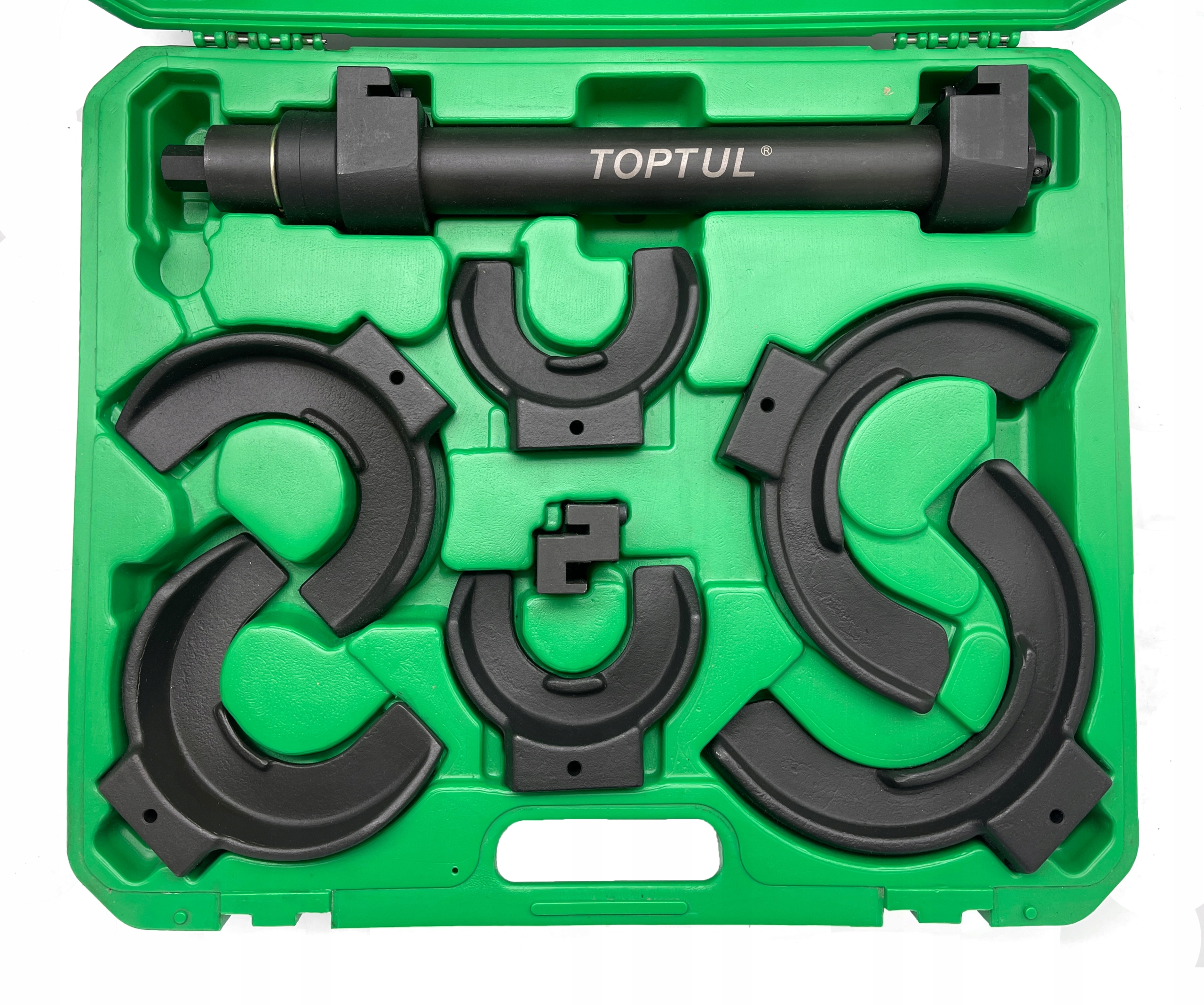 ŚCIĄGACZ ŚCISK SPRĘŻYN MOCNY 3,5T McPhersona SAMOCHODOWYCH TOPTUL JGAI0801