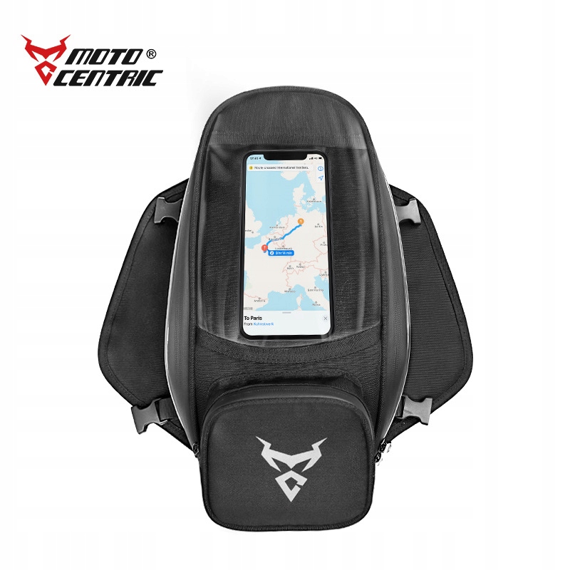 Taška na motocykl Motocentric – Magnetická Dotyková obrazovka šedá