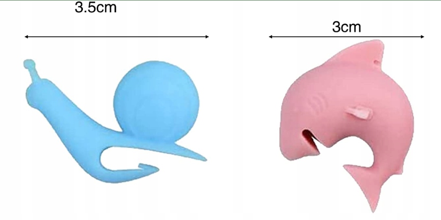 Silikonowe stworki na szklankę (24szt.) EAN (GTIN) 5907667279549