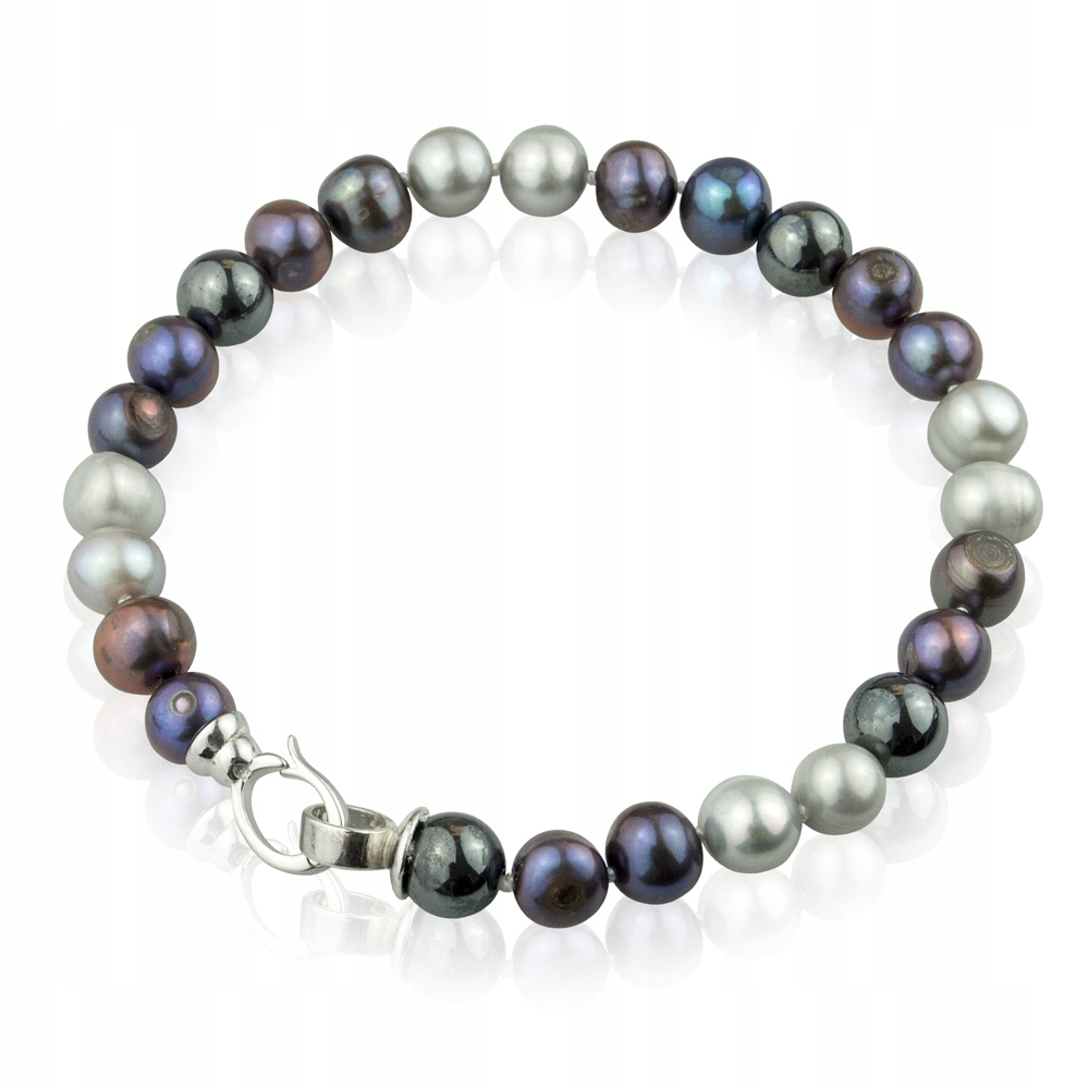 Pánský Náramek Z Perel A Hematitu