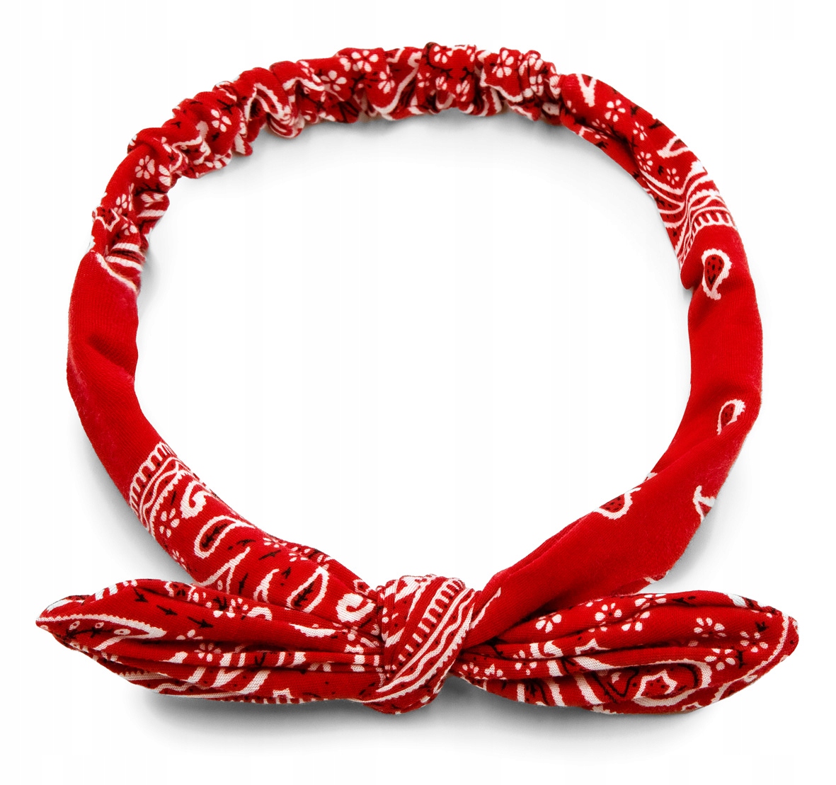 

Opaska do włosów Pin-up kokarda bandana Paisley
