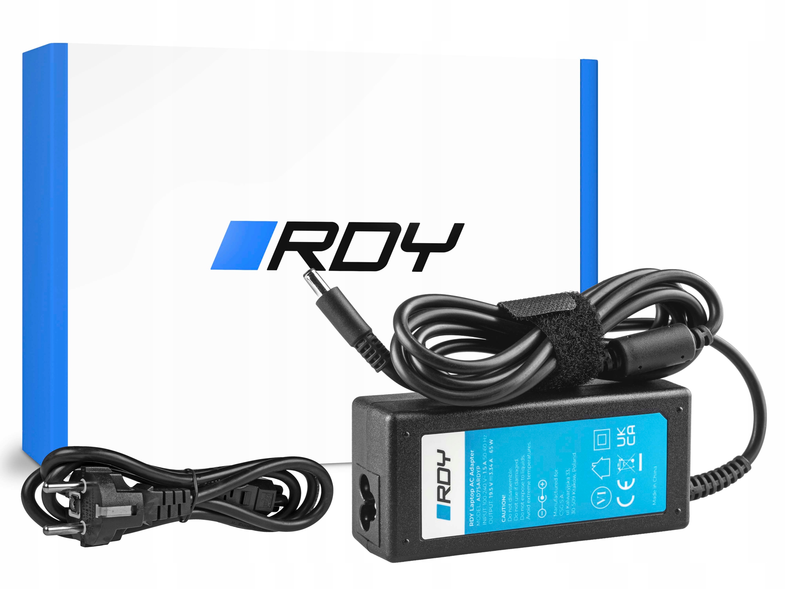 

Zasilacz Ładowarka do laptopa Dell 65W 19.5V 3.34A