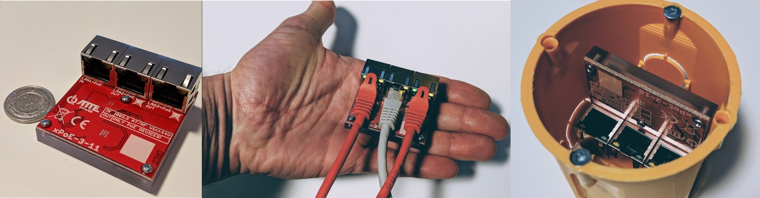 Switch 3-PORTOVÝ Poe Atte xPoE-3-11A