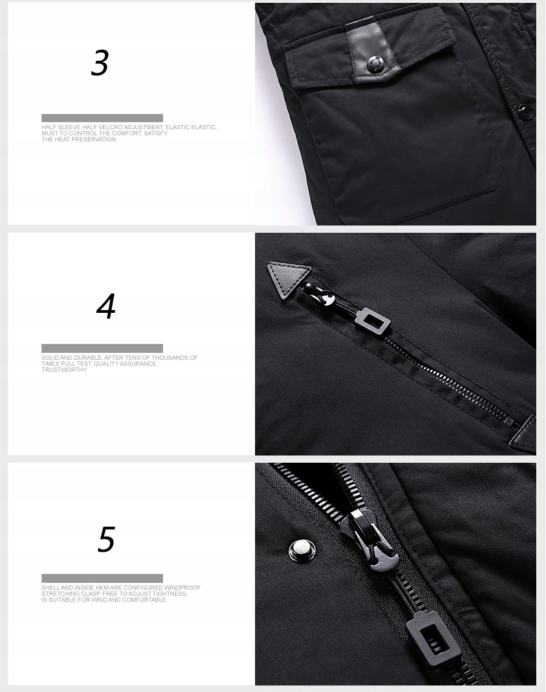 KURTKA MĘSKA ZIMOWA PARKA DŁUGA PŁASZCZ Z KAPTUREM OCIEPLANA GRUBA CIEPŁA Długość całkowita 80 cm