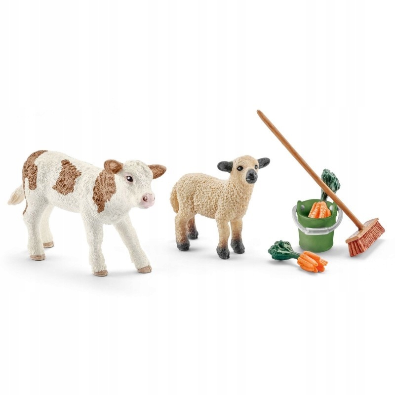 

Schleich 41422 6w1 krowa owca figurka cielak stajn