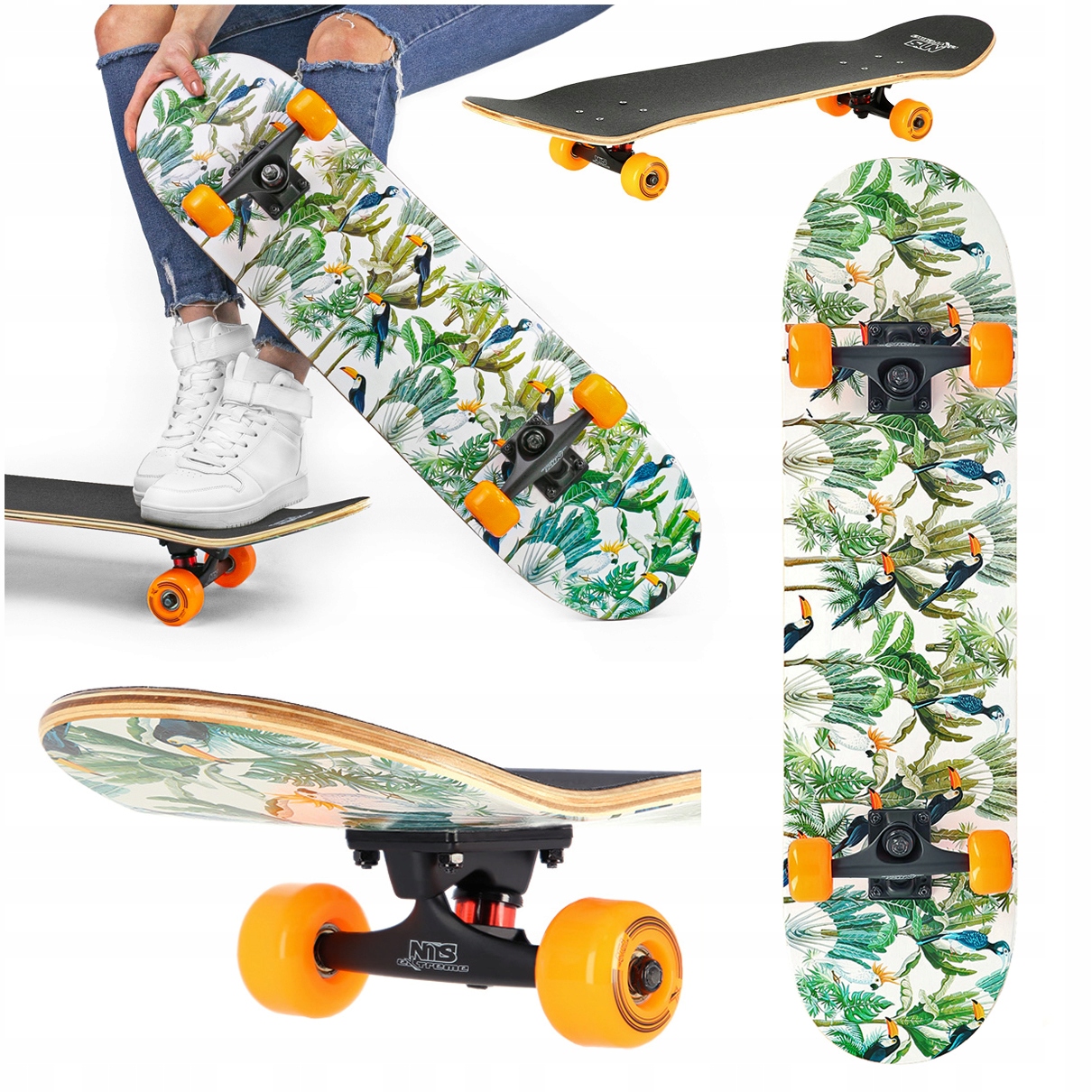 

Deskorolka Deska klasyczna Pu Skateboard ABEC7