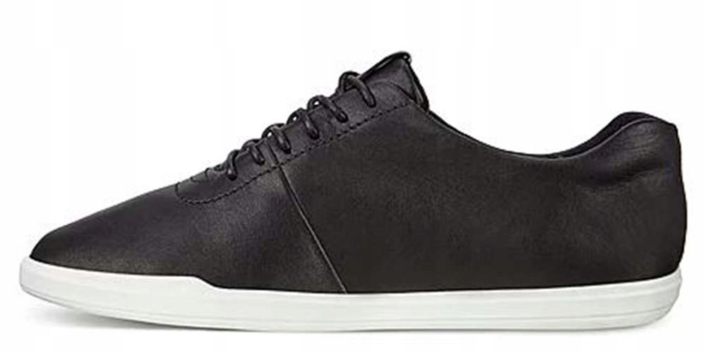 Ecco Černé Dámské Polobotky Z Přírodní Hladké Kůže 38 6AB