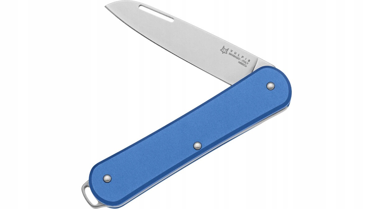Scyzoryk Fox Vulpis Sky Blue Aluminium, Polished N690Co (FX-VP130 Sb)