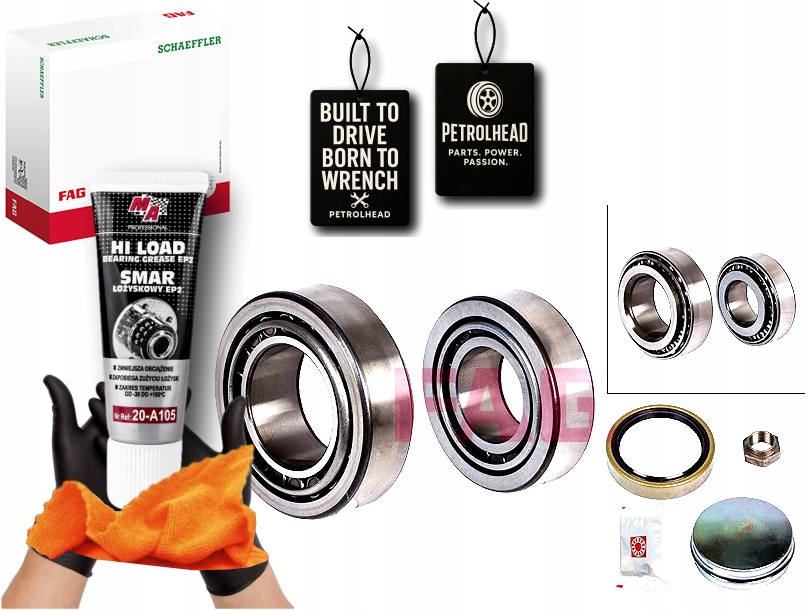 Sada Ložiska Kola Zadní L/p Citroen Jumper Fiat Ducat #Petrolhead Pro+ Kit7