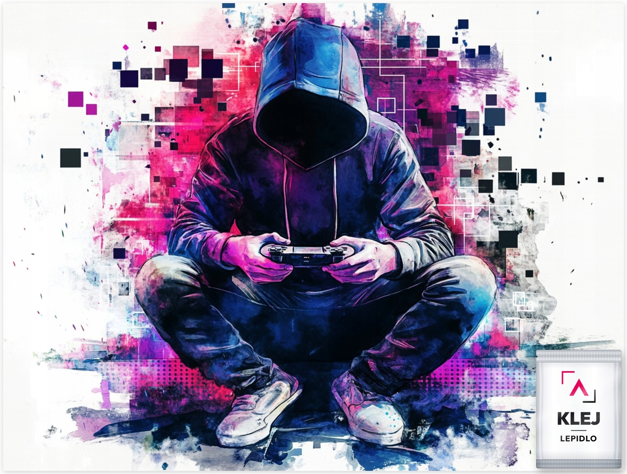 Fototapeta Flizelina Graffiti Gamer Gaming Hráč Konzola 312x219 130g