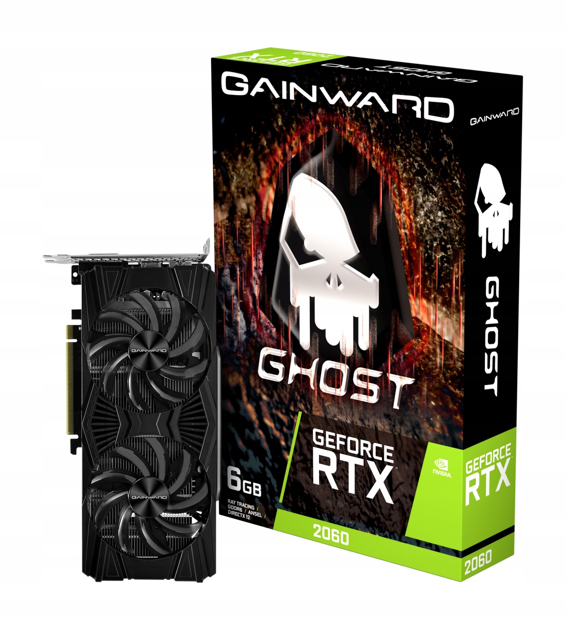 Gainward GeForce Rtx 2060 Ghost 6GB GDDR6 karta graficzna Pci-e