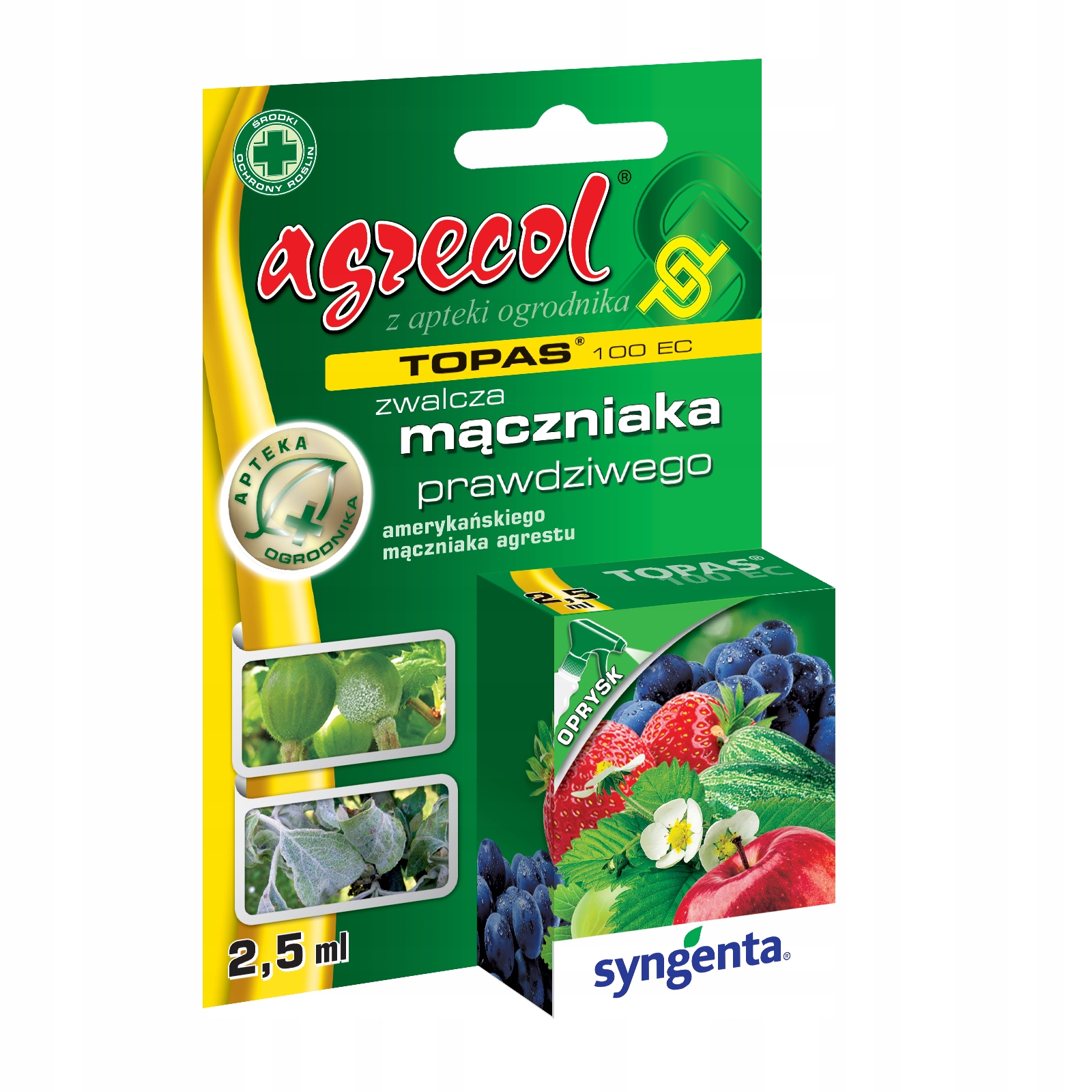 

Oprysk Na Mączniaka Prawdziwego Topas 100 Ec 2,5ml