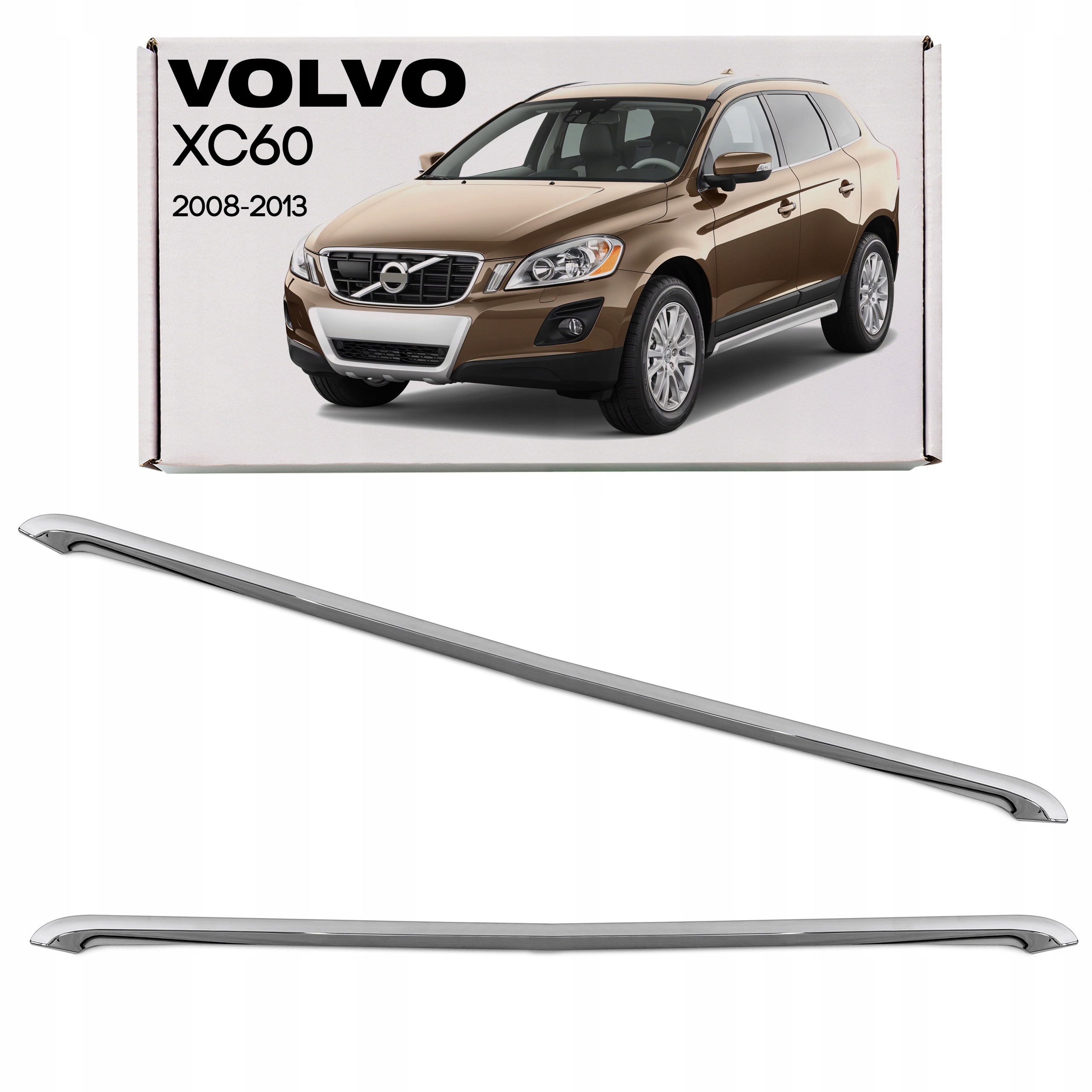 Volvo XC60 I 2008-2013 Před Lift Chromovaná Lišta Masky 31290998