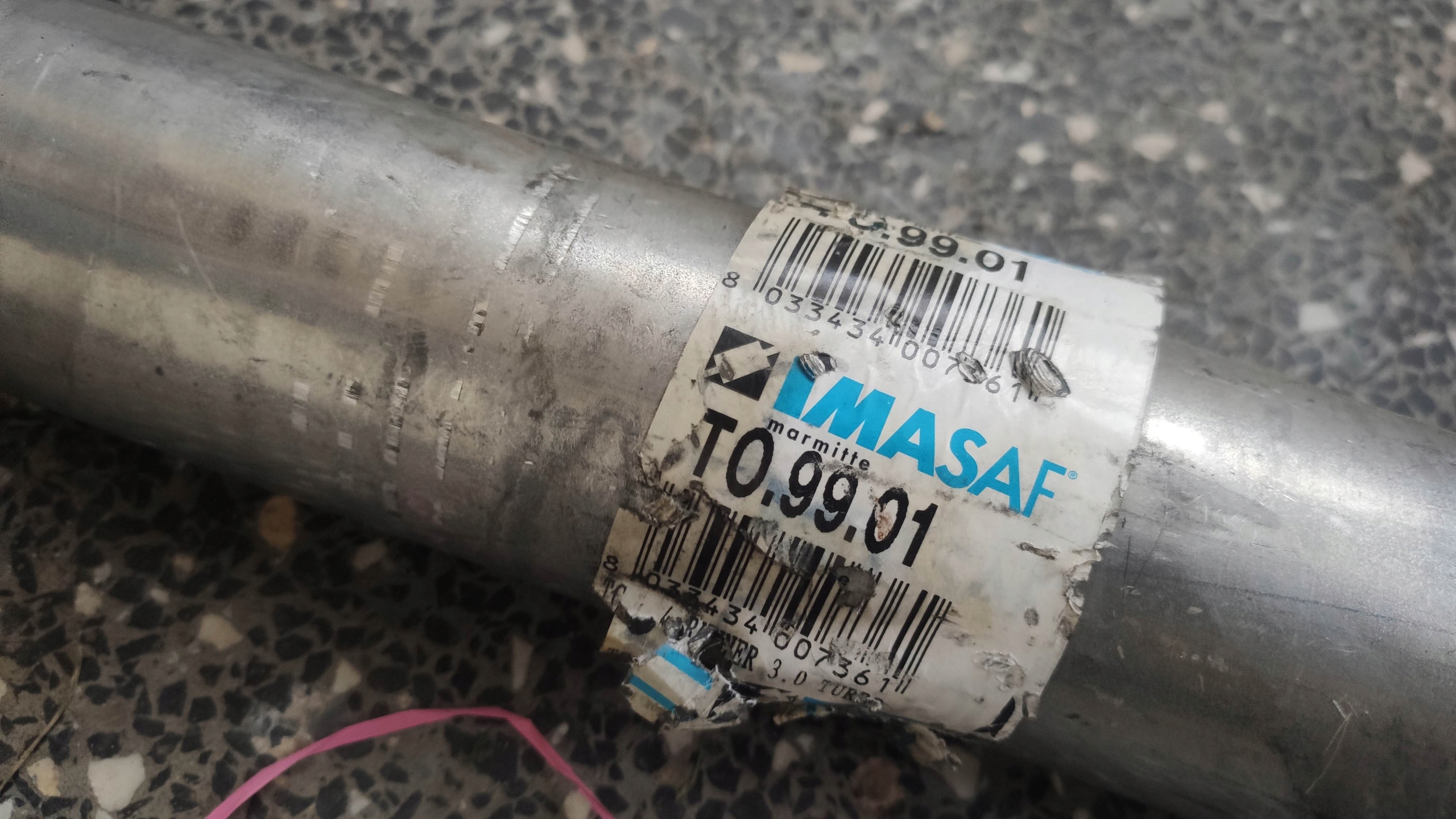 TO.99.01 - ПЕРЕДНЯЯ ТРУБА ГЛУШИТЕЛЯ ДЛЯ TOYOTA 4 RUNNER 3.0 87-96