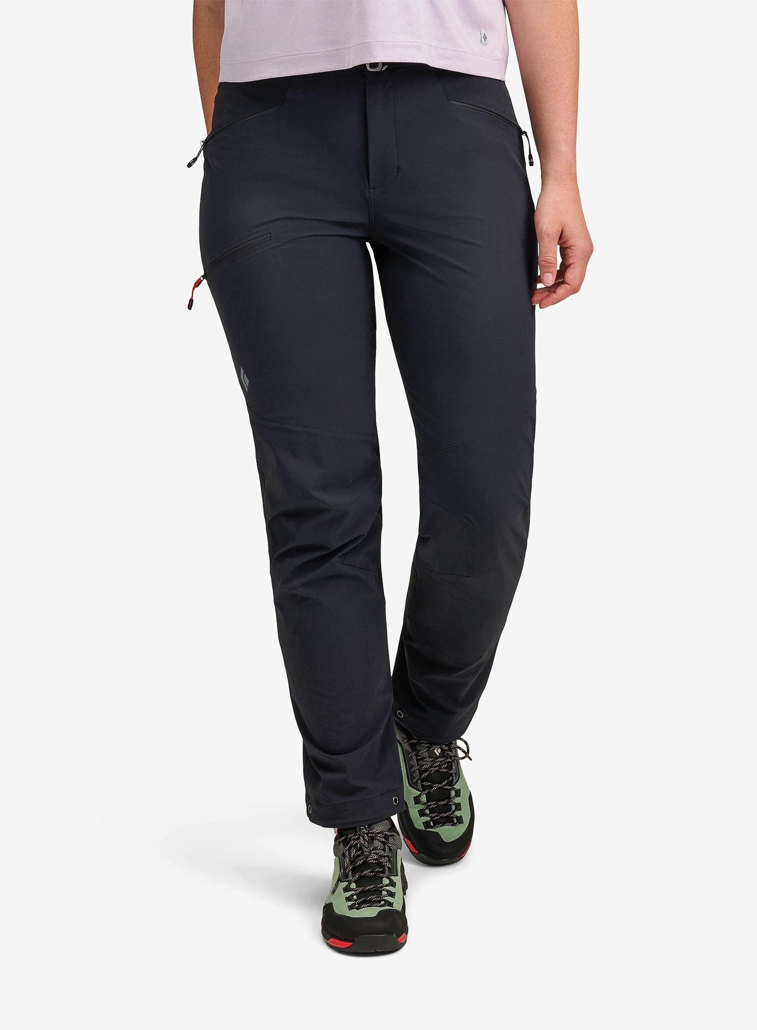 Dámské turistické kalhoty Black Diamond Alpine Pants blk 8 (L)