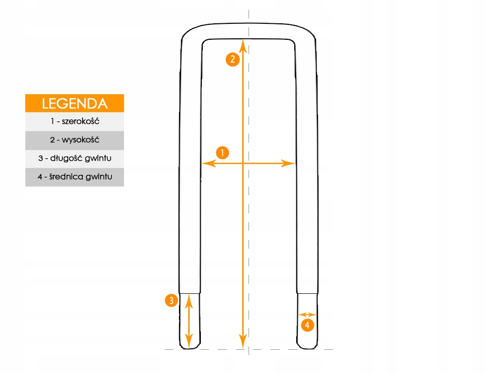 STRZEMIE RESORA TRANSIT 00- M14X65X120MM FAST FT13366 Producent części Fast