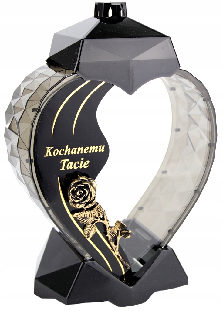 

Znicz Serce z dedyk. Kochanemu Tacie