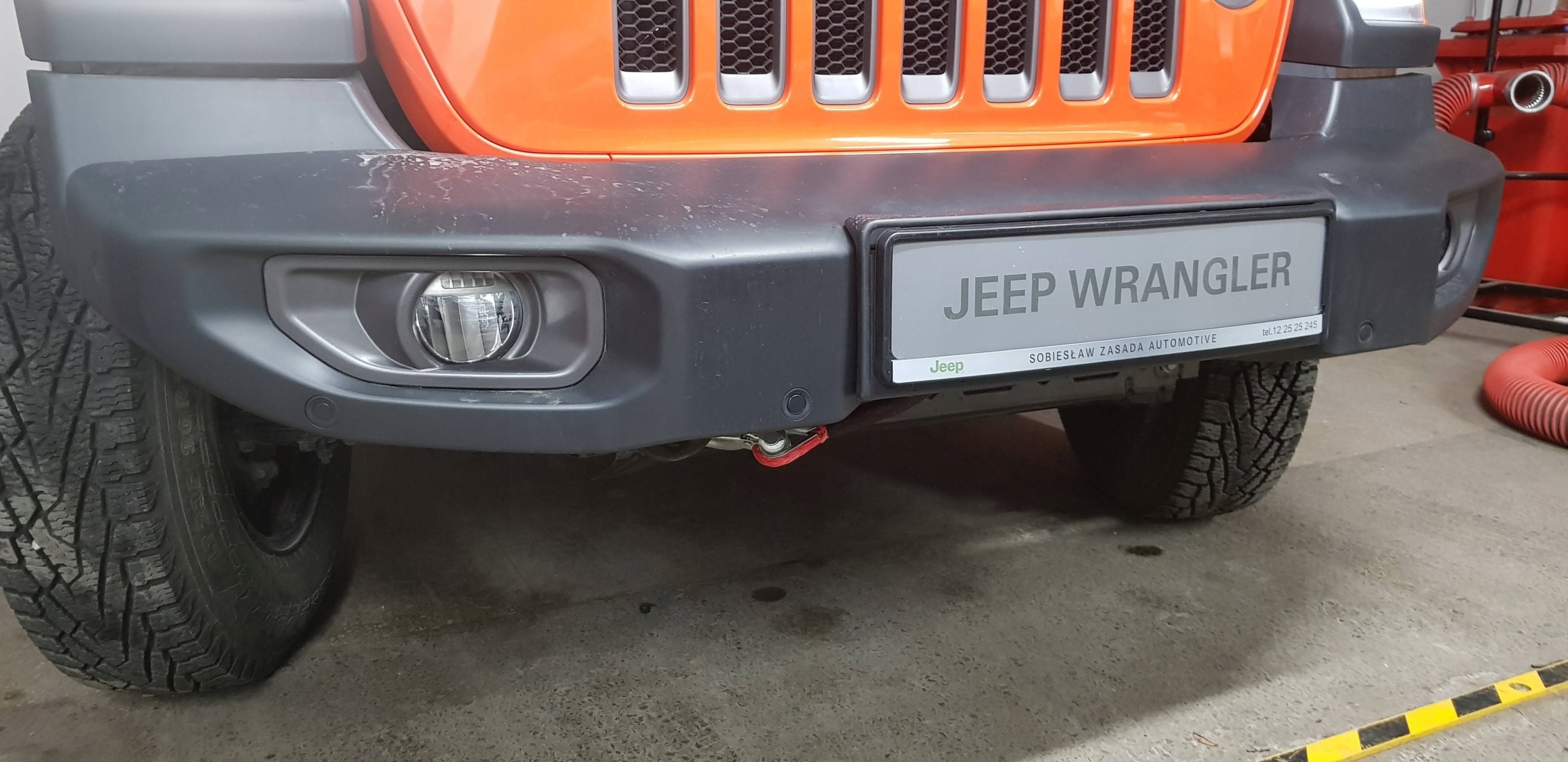 Jeep Wrangler JL 2018 plyta montazowa wyciagarki Material stal