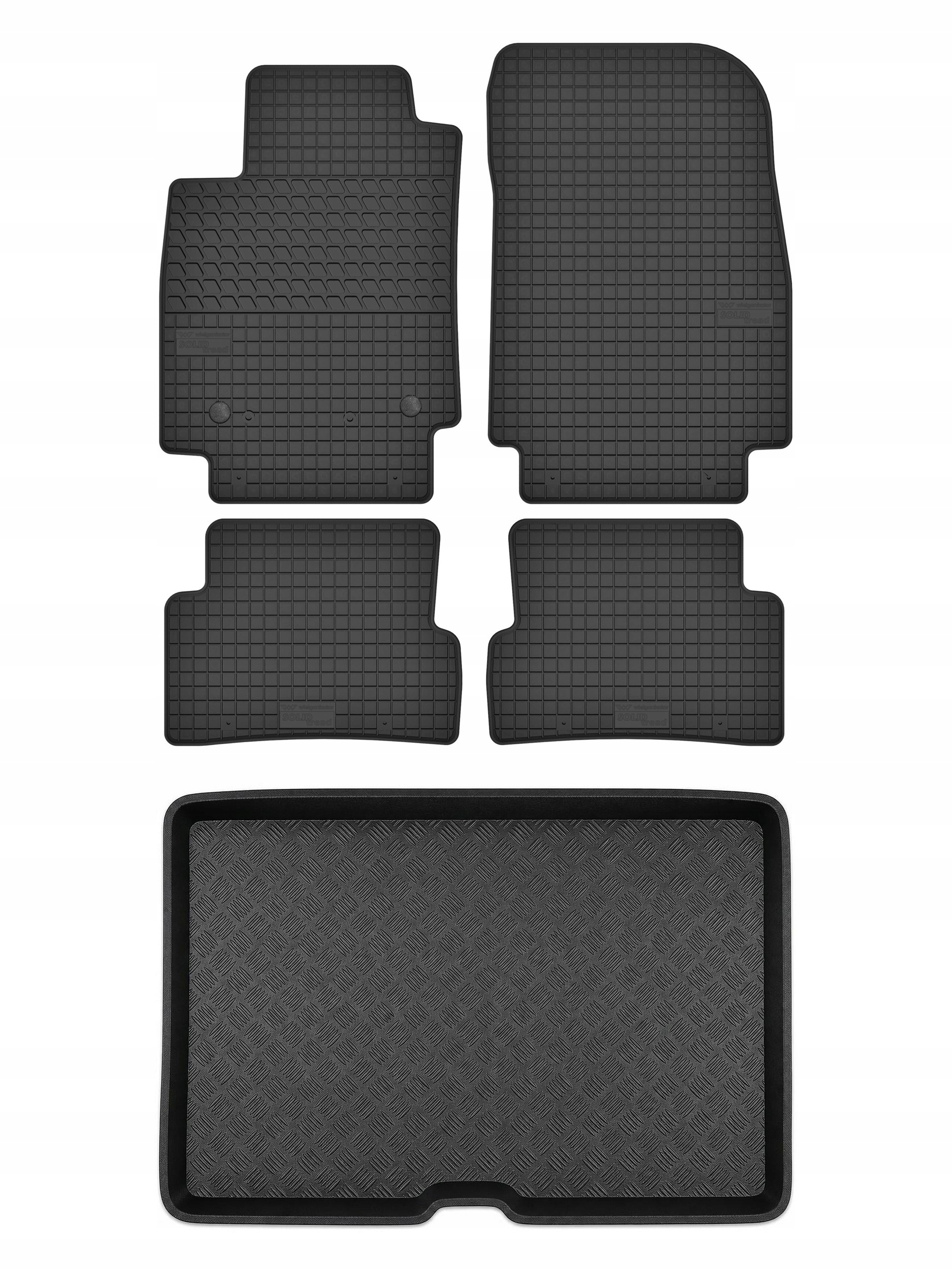 Gumové rohože SolidTread rohož batožinového priestoru pre: Renault Captur I 2013-2019
