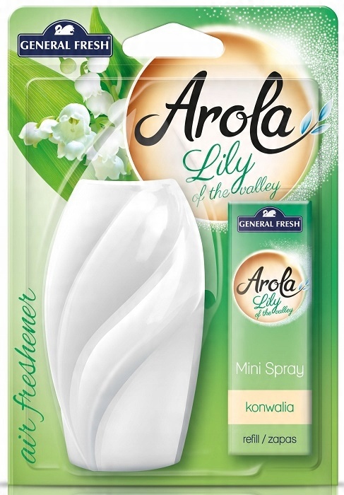 

Arola odświeżacz Mini Spray urządzenie Konwalia