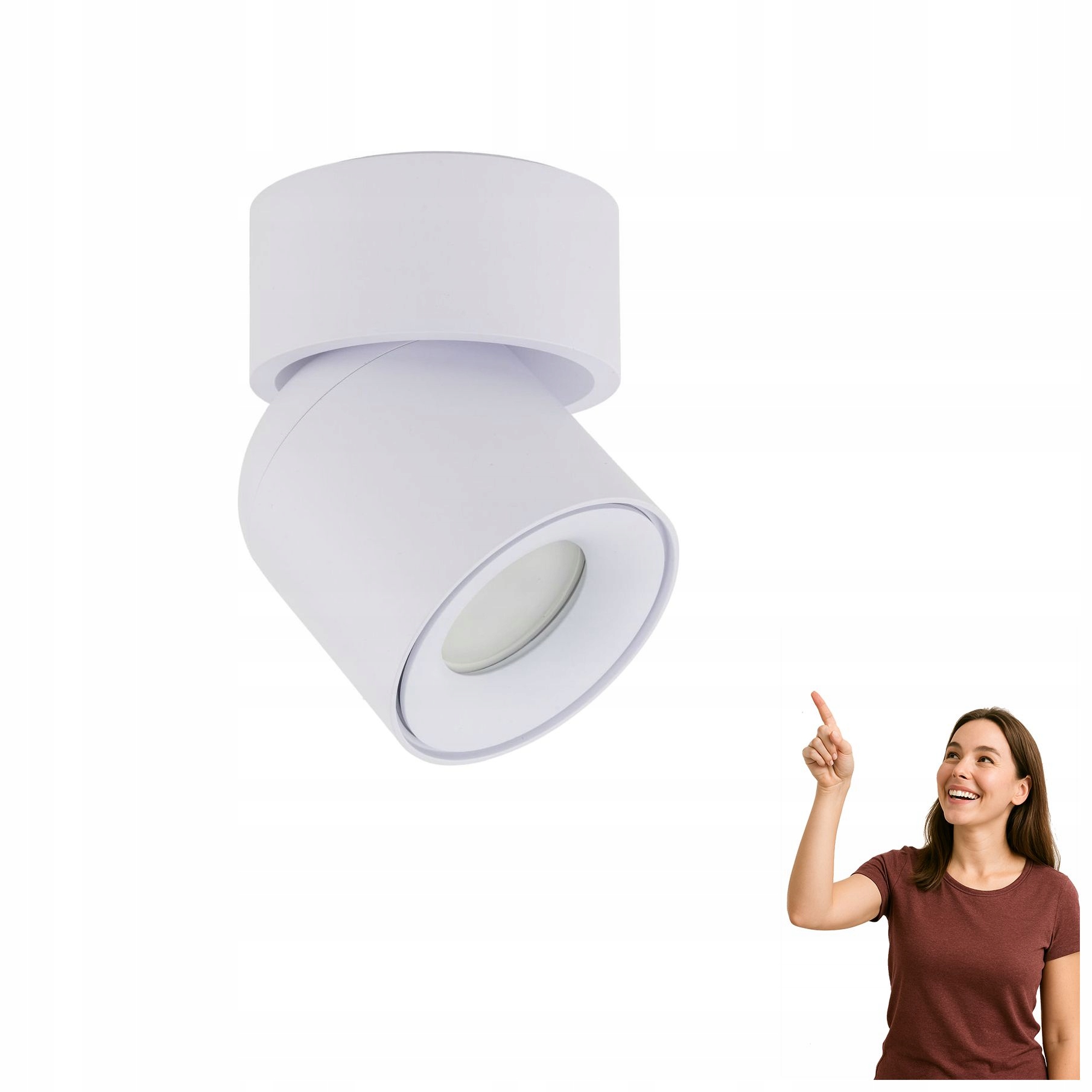 Lampa spot reflektor Twist White 10576 Tk Lighting