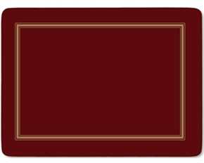 Korková Podložka na stôl Pimpernel Velikánske Burgundy Classic Sada 4 ks