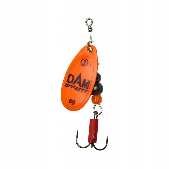 Dam Błystka Effzett Fluo Spinner #5 12g Orange