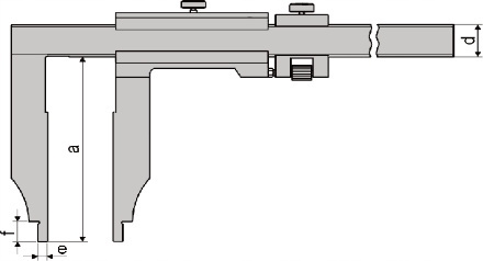 GIMEX Suwmiarka ze śrubą i precyzerem MAJd 400 mm Marka Gimex