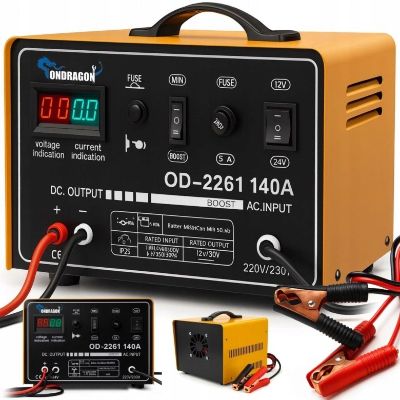 Štartovacia nabíjačka 140A 12/24V pre batérie až 500Ah