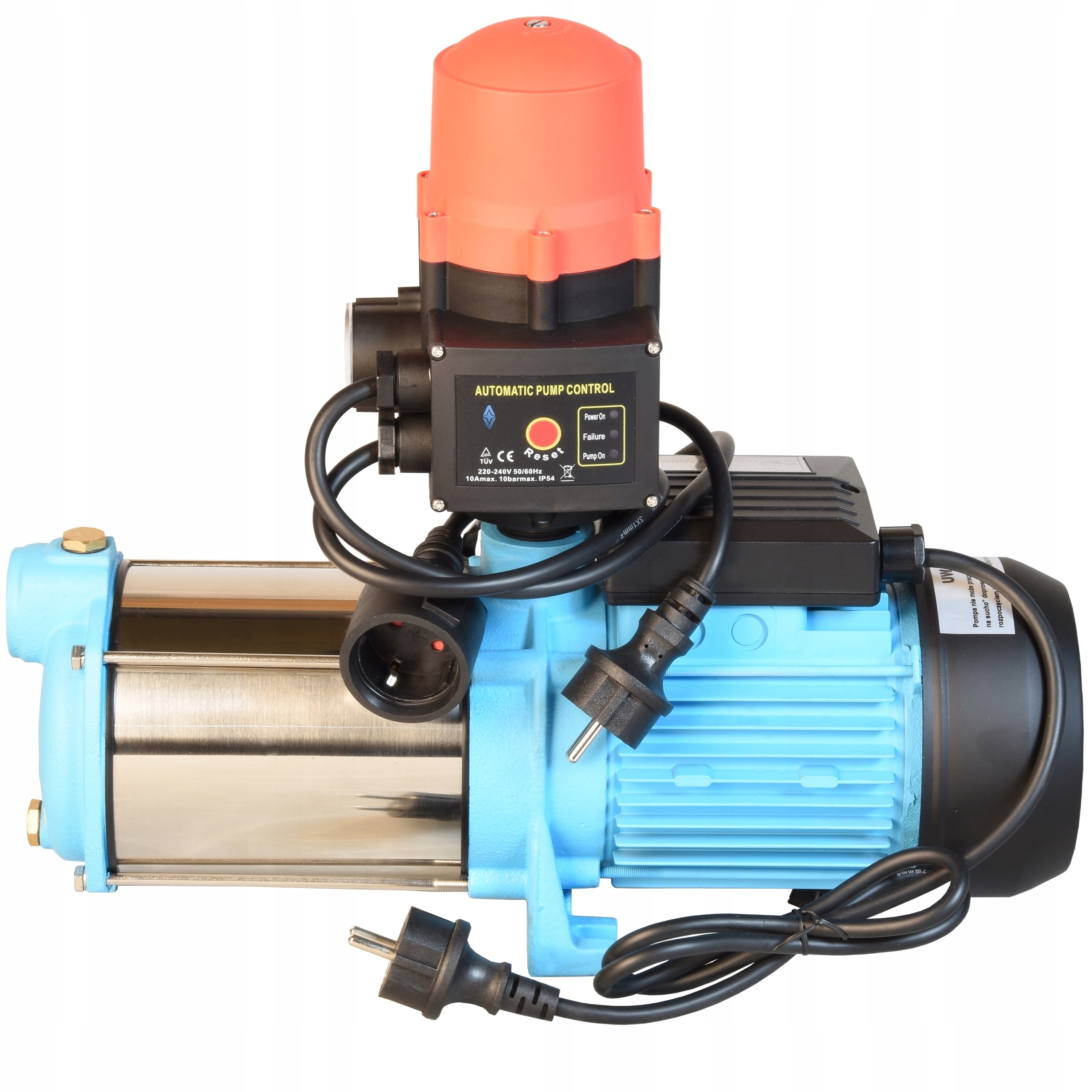 Hydroforová Pumpa Max-h 1300 Automatické Ovládanie Prevádzky Čerpadla Brio 92 L/min