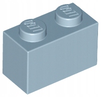 

Lego 3004 Klocek 1x2 sand blue niebieski