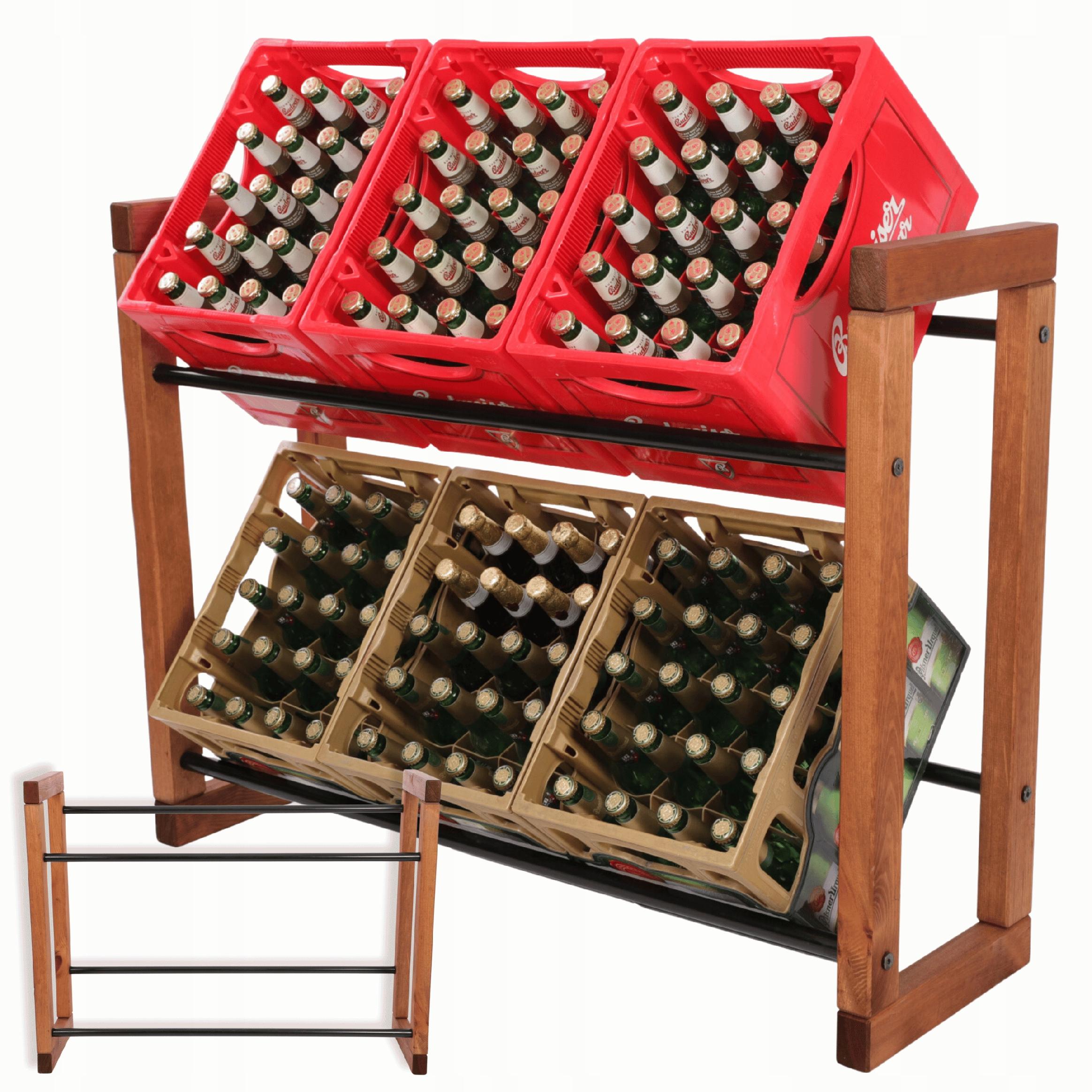 Drevený skladový regál Wamar-Sosenka85 x 112 x 35 cm max 100 kg/OUTLET