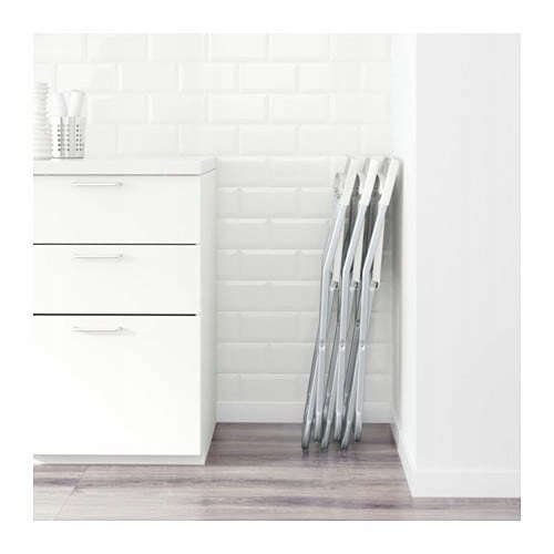 IKEA GUNDE Krzesło Składane BIAŁE Dom Ogród Kolekcja -