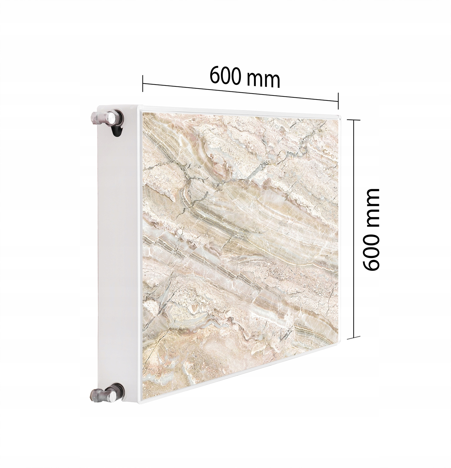 Magnetický Kryt Na Radiátor 60x60 Mramorová Podložka Magnet