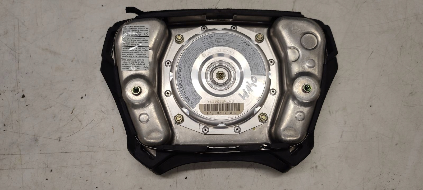 dashboard console airbags tension belts Mercedes W140 3,2