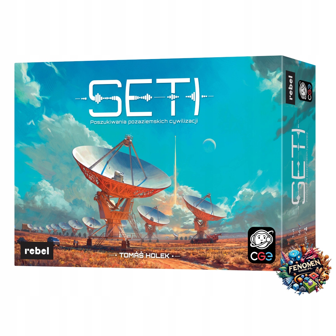 Seti: Poszukiwania pozaziemskich cywilizacji +książka, 1-4 osoby, wiek 14+