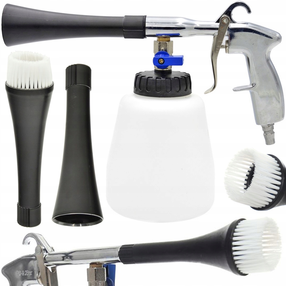 PISTOLET PNEUMATYCZNY PIORĄCY DO PRANIA MYCIA TAPICERKI AUTA SAMOCHODU