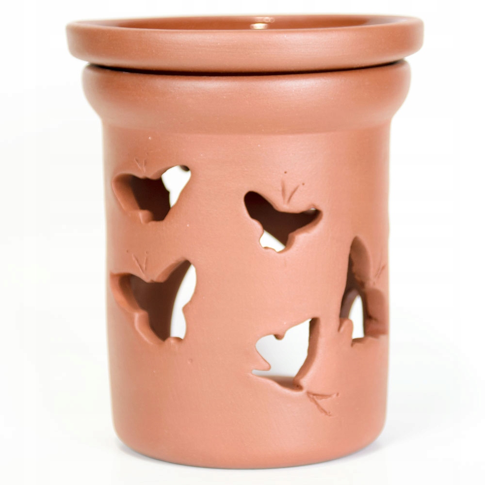 

Ceramiczny kominek walcowy do aromaterapii Motyle