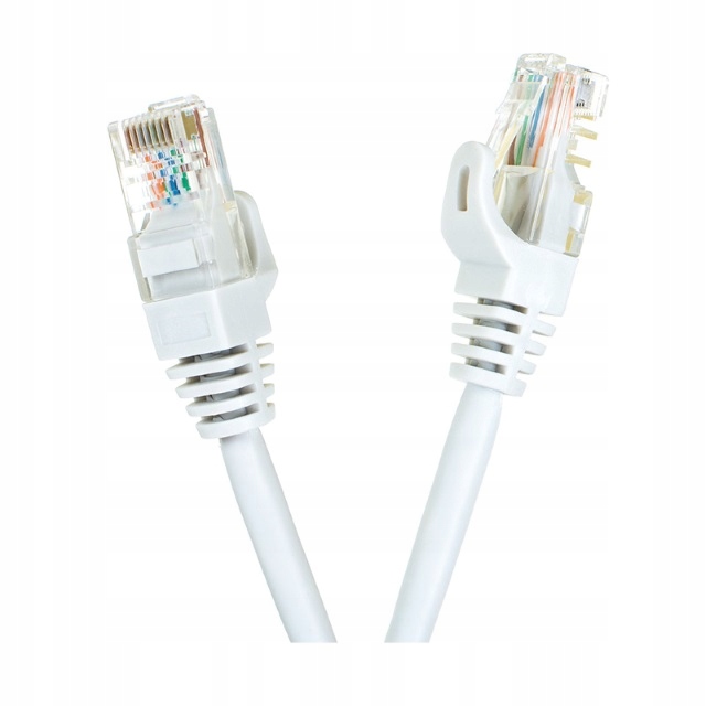 

Kabel sieciowy PatchCord Cat 5e RJ45 1mb szary