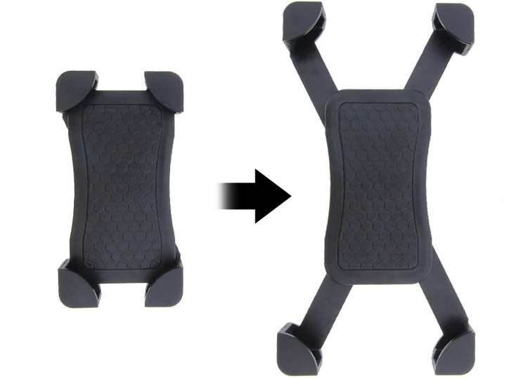 Chwytak Uchwyt na telefon Smartfon na rower Rowerowy Kolor czarny