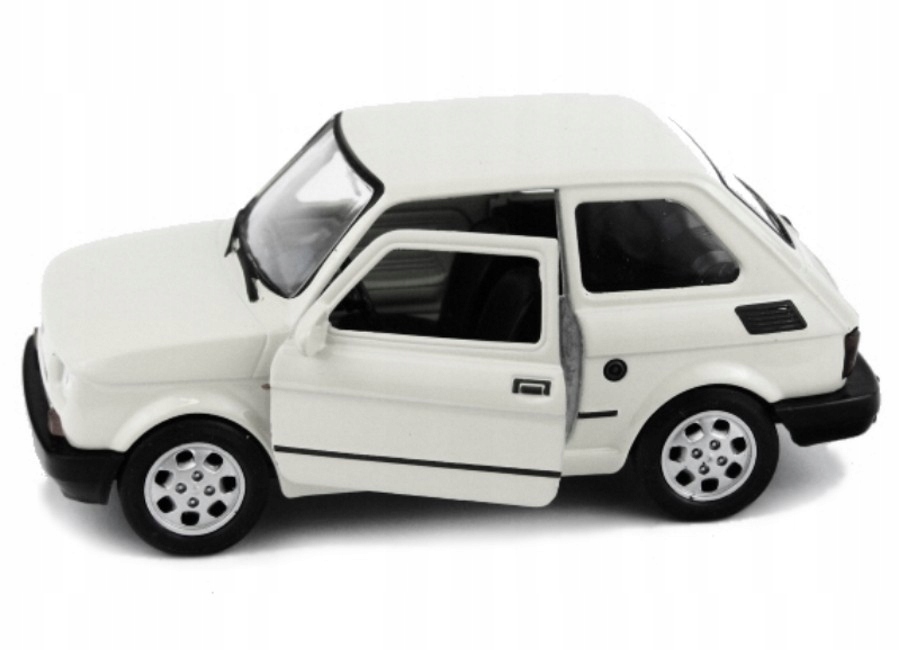 

Fiat 126p Maluch Model Metal Welly 1:34 Biały