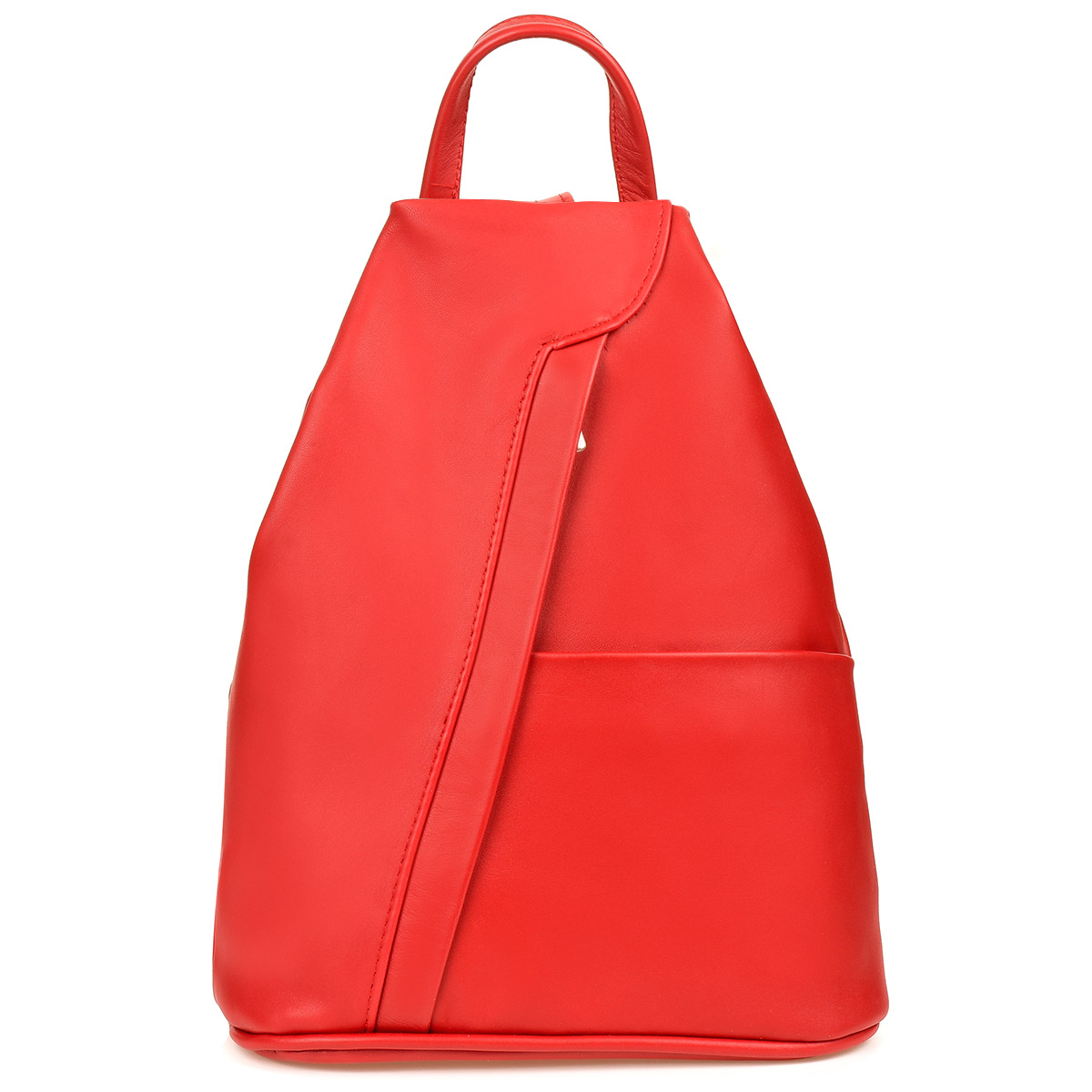 Batoh kožený dámský kultovní italský přes rameno kabelka kůže Beltimore