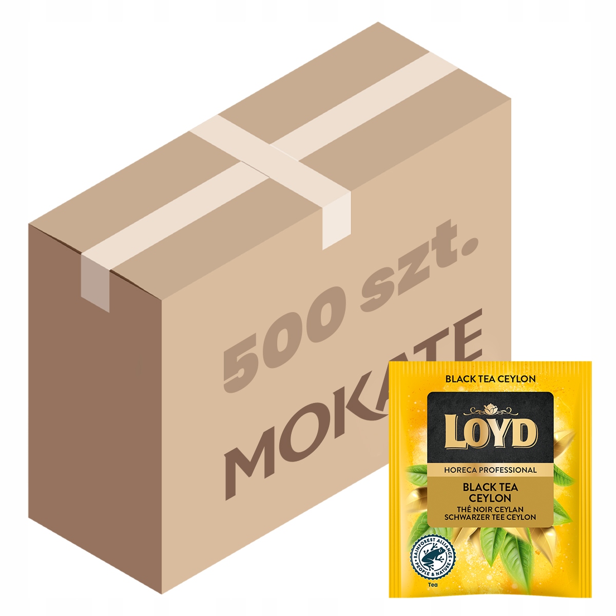 Herbata Czarna Horeca Ceylon dla Gastronomii Hoteli Duże Opakowanie 500 szt