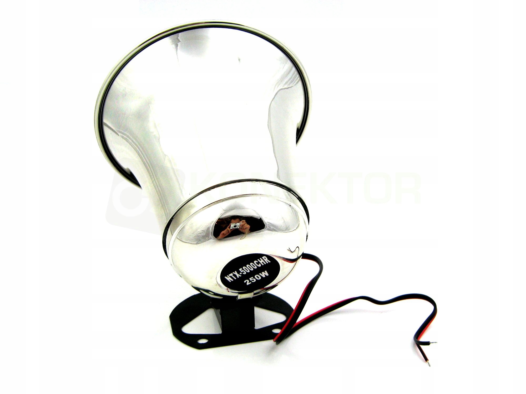 Tuba Pa NTX-5000 Chrome głośna 112dB 13cm średnicy megafon do Cb radia