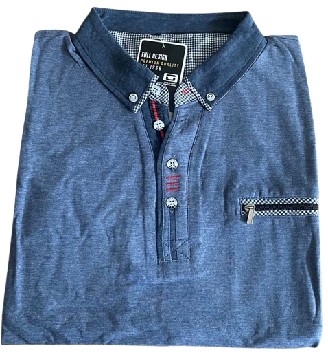 KOSZULKA POLO DŁUGI RĘKAW MĘSKA BAWEŁNA 3XL Marka inna