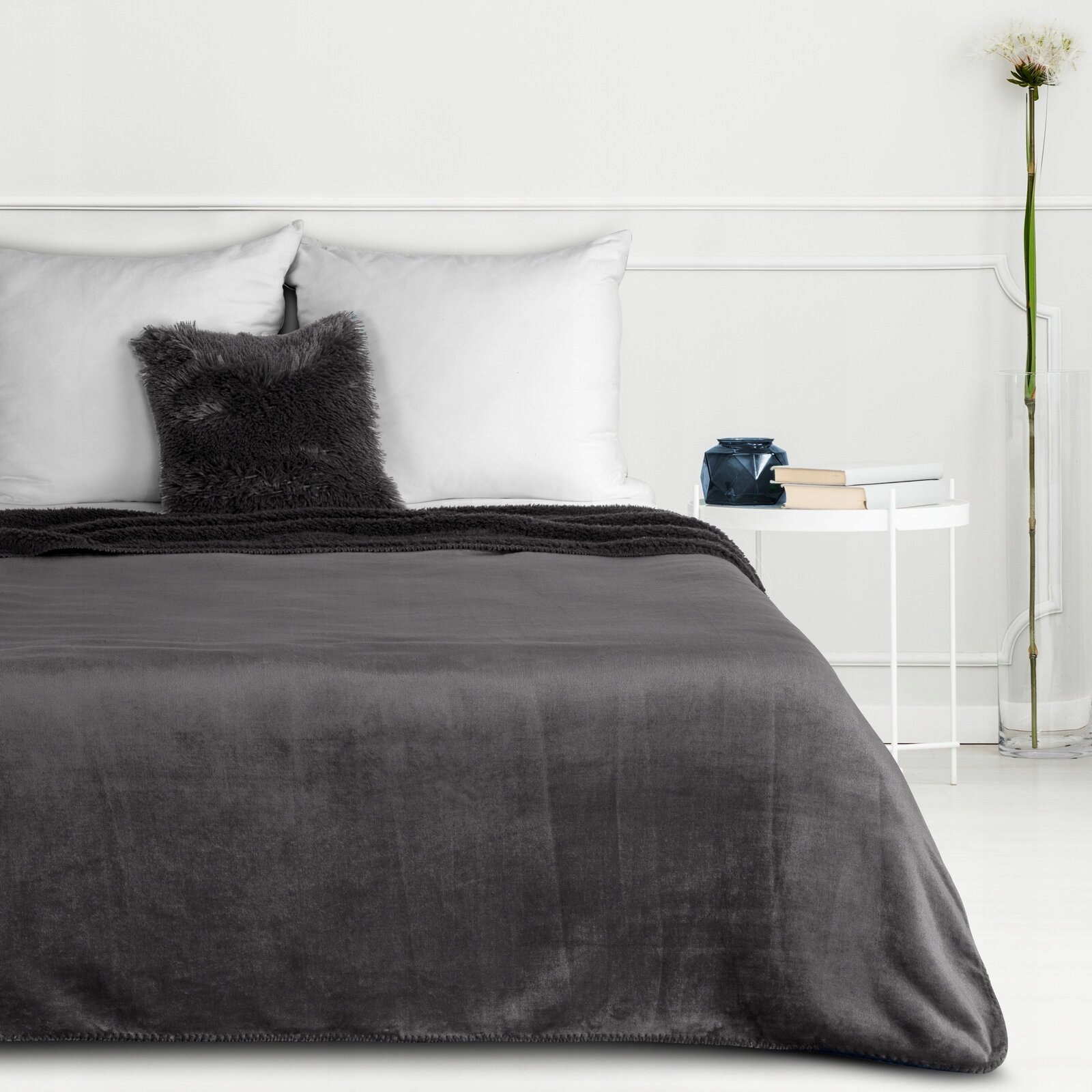 Deka 200x220 oboustranná ocelová měkká teplá silná na postel a přehoz