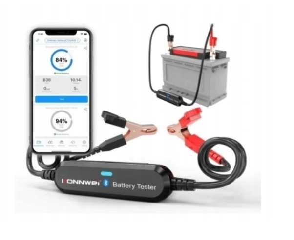 TESTER DO AKUMULATORÓW 6V 12V Bluetooth 5.0 Polski