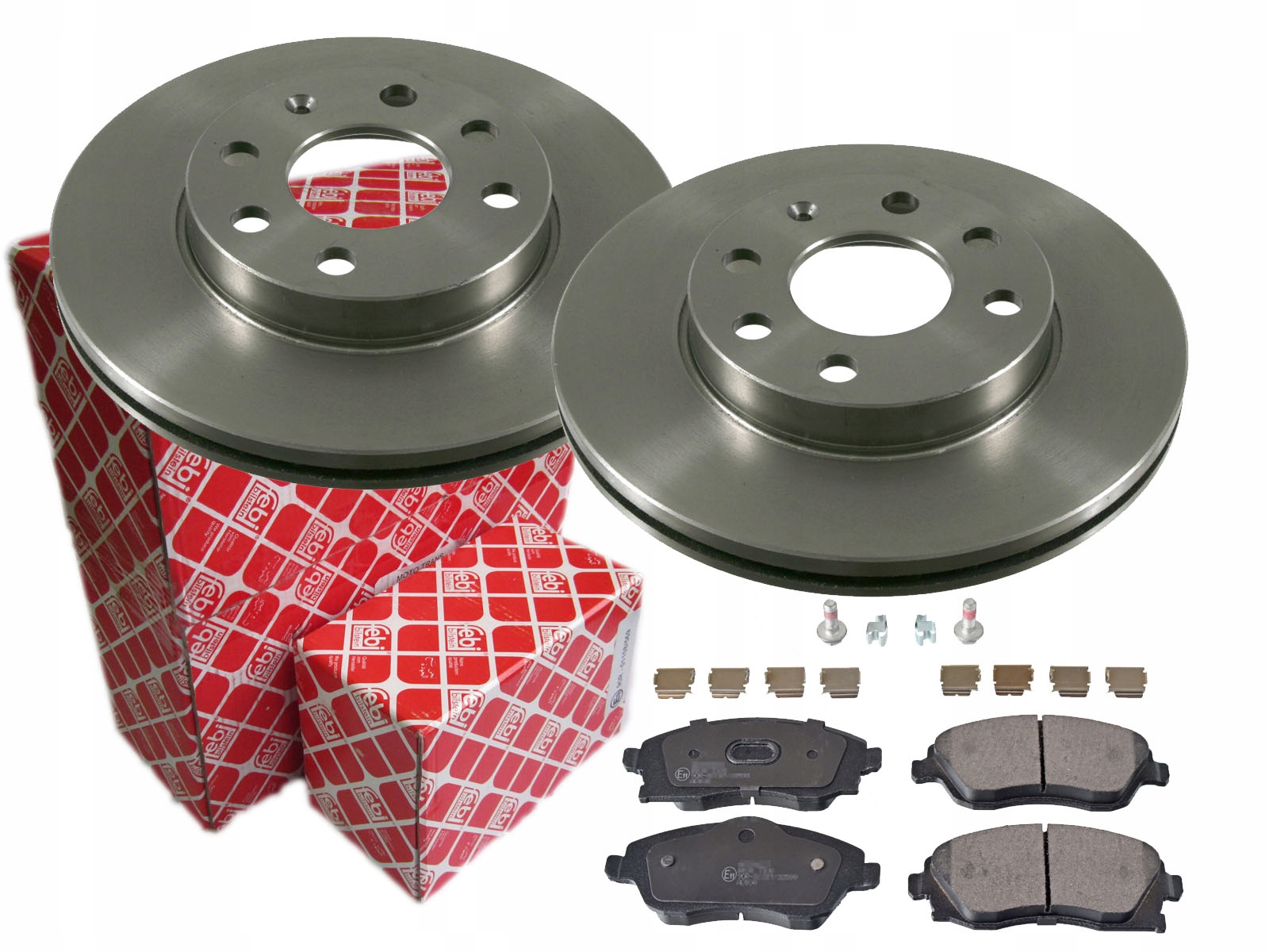 ДИСКИ КОЛОДКИ FEBI ПЕРЕДНИЕ OPEL CORSA C + ABS 240 ММ