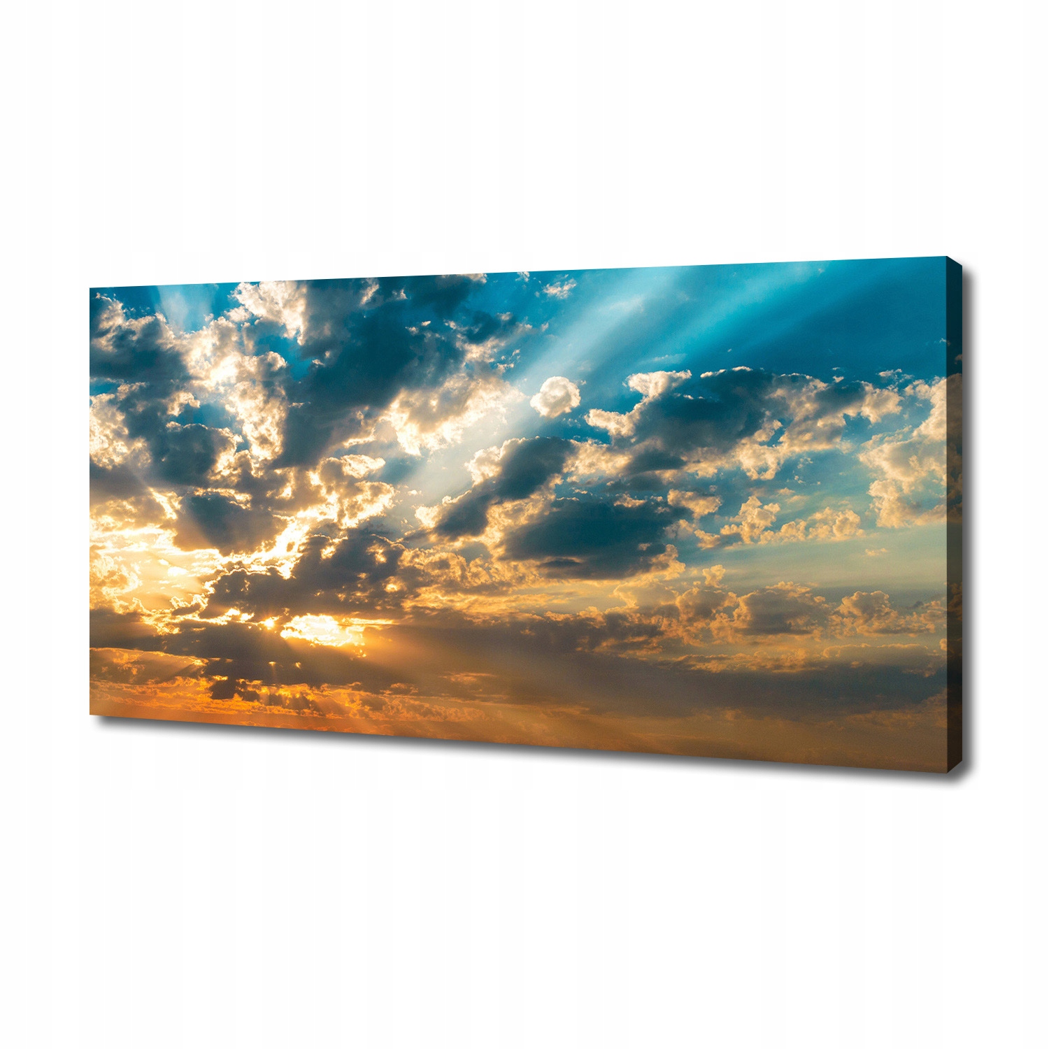 Fotoobraz obraz na plátně Západ slunce obloha 140x70 cm